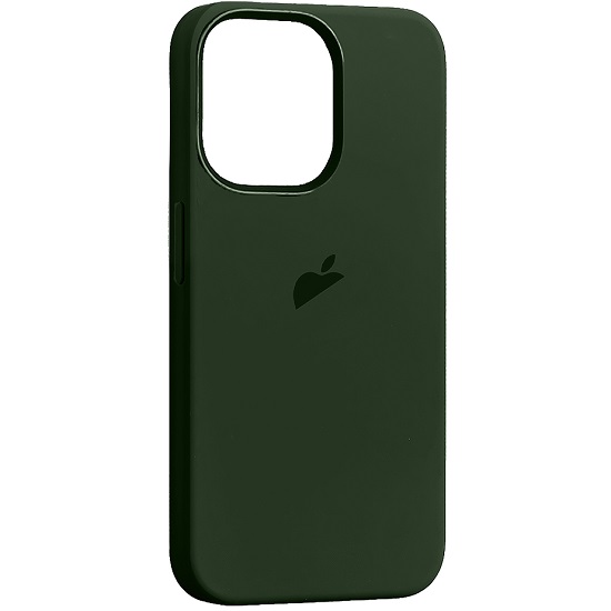 Силиконовый чехол SILICONE CASE для iPhone 15 Pro (MagSafe + анимация NFC Clear) c LOGO Cypress