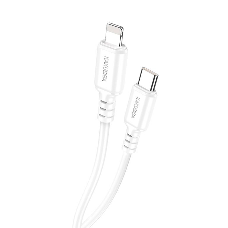 Кабель Lightning <--> Type-C  1.0м Kakusiga KSC-982 белый