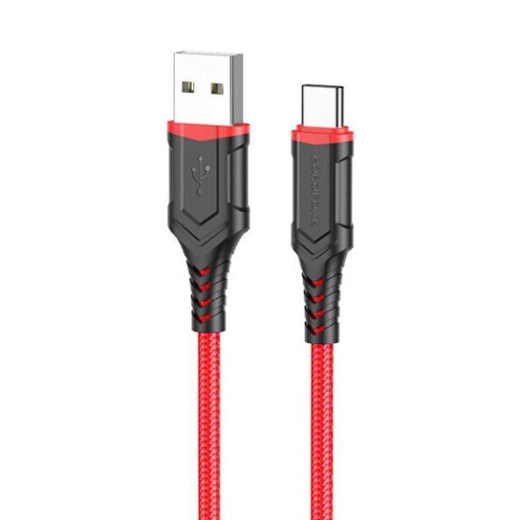 Кабель USB <--> Type-C  1.0м BOFOFONE BX67 красный