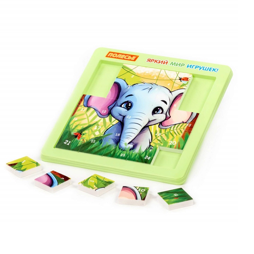 Головоломка "Слоник" (25 элементов) (в пакете)
