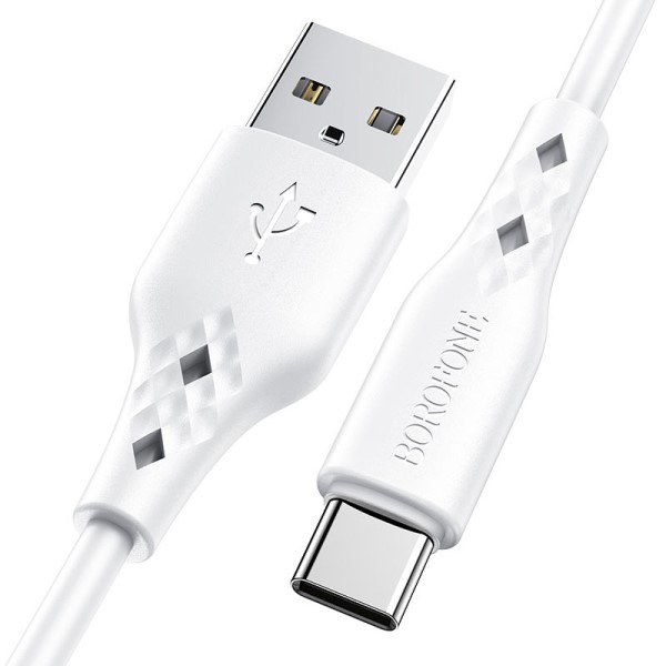Кабель USB <--> Type-C  1.0м BOROFONE BX48 белый