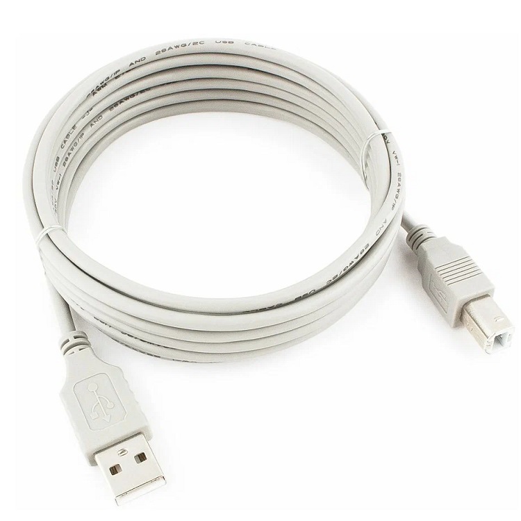Кабель USB для принтера AM-BM  3.0м CABLEXPERT CC-USB2-AMBM-10-N