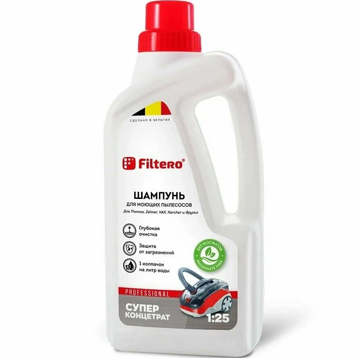 Шампунь для пылесосов FILTERO, 1л, Арт.811