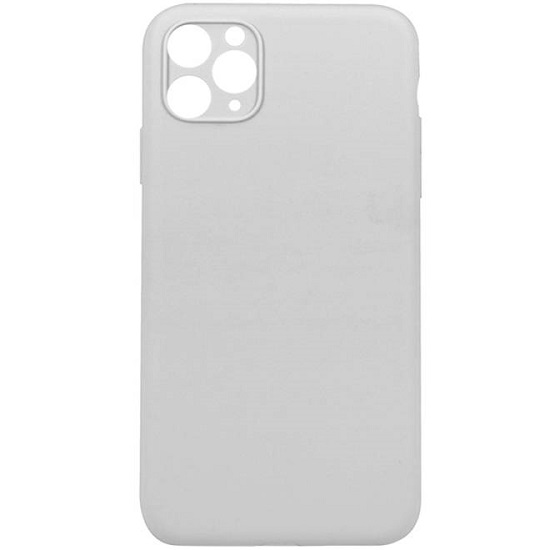 Силиконовый чехол  СТР для iPhone 11 Pro №9, белый, закрытая камера (Soft Touch)