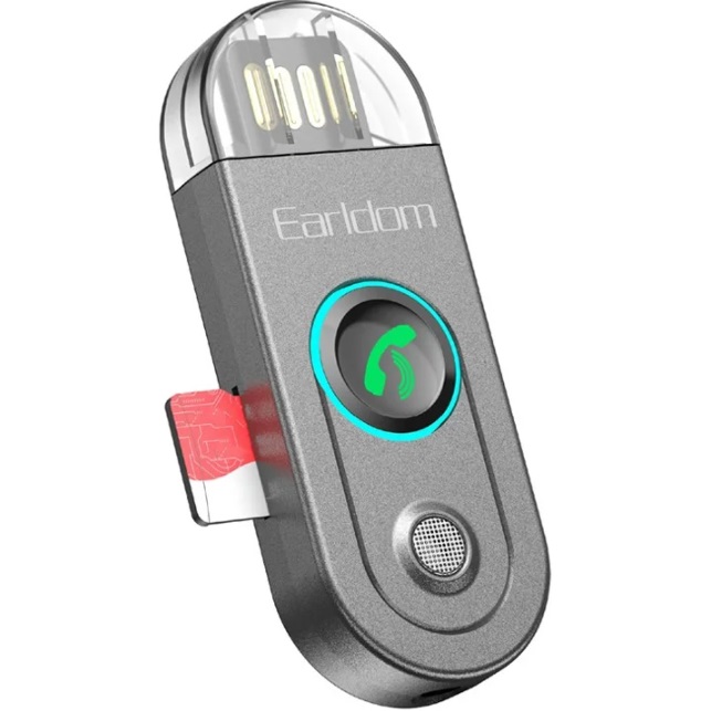 Адаптер Bluetooth EARLDOM ET-BR13, серый