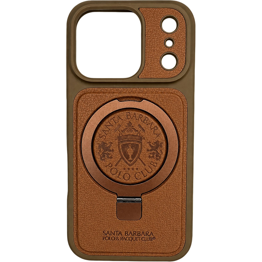 Задняя накладка SANTA BARBARA POLO PRIMO CASE для iPhone 17 PRO MAX, BROWN