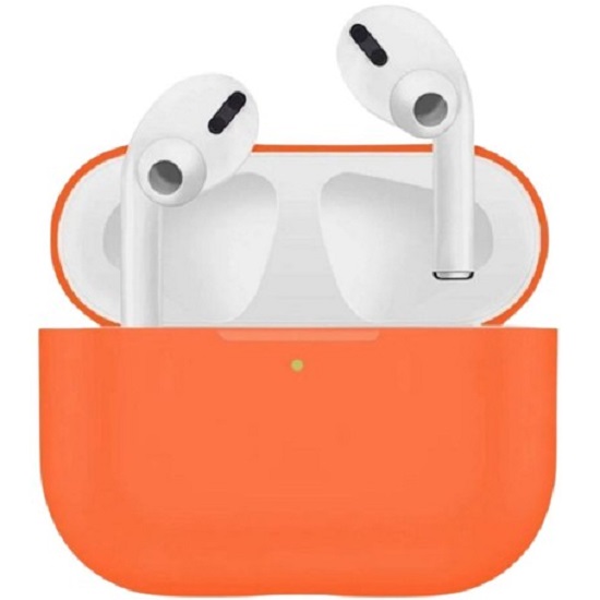 Силиконовый чехол NONAME для AirPods Pro оранжевый