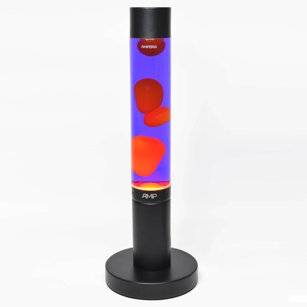 Лава-лампа Amperia Slim Оранжевая/Фиолетовая (39 см)