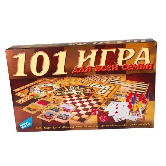Игра настольная "101 игра. New" DREAM MAKERS-BOARD GAMES