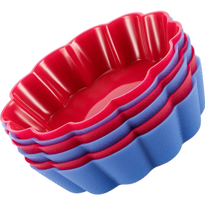 Набор форм для выпечки REGENT Inox «Корзиночка» 8х2см, 6пр. Linea Silicone