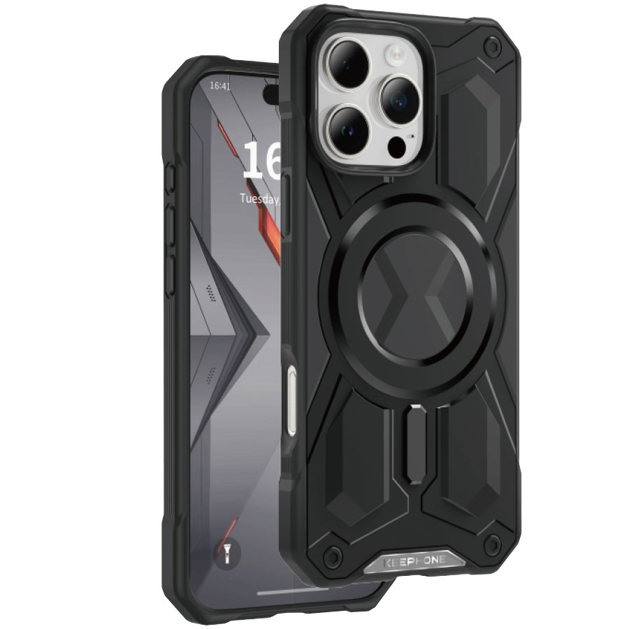 Задняя накладка KEEPHONE MONARCH MAGSAFE для iPhone 16 PRO BLACK