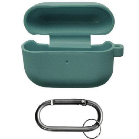 Силиконовый кейс для AirPods Pro Hang Silicon Сase с карабином Midnight Green