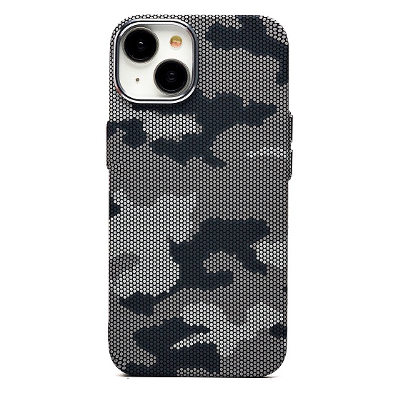 Задняя накладка Luxo Creative PC для iPhone 13/14 (126) (black/gray)