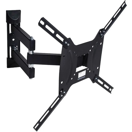 Кронштейн KROMAX DIX-24 черный 15"-55" макс.35кг настенный поворотно-выдвижной и наклонный