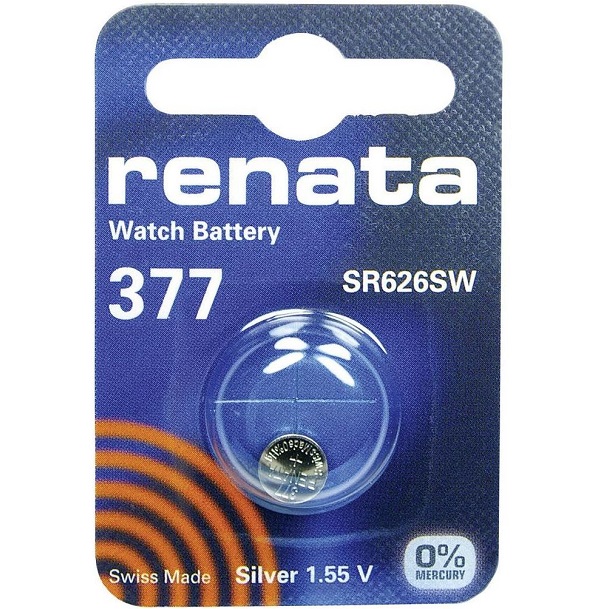 Элемент питания RENATA AG04 (R377) (SR626SW) BOX-10