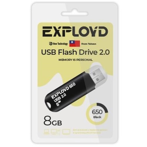 USB  8Gb EXPLOYD 650 чёрный
