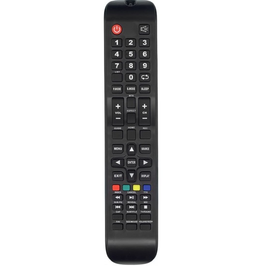 Пульт HUAYU для Mystery, STARWIND, DENN, Digma, ECON, Harper, HOLLEBERG, NESONS, Shivaki, Telefunken 19SECAP (MTV-4228LTA2 VAR2) ( HOB1992 в коробке)