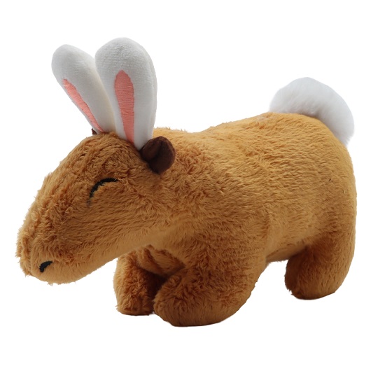 Мягкая игрушка «Капибара. Зайка», с ушками и хвостиком