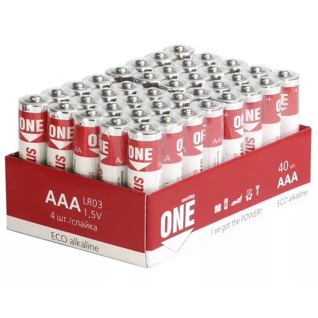 Элемент питания SMARTBUY LR03 ONE BULK ECO BOX-40