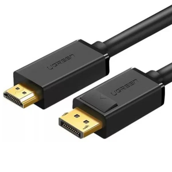 Кабель DisplayPort <--> HDMI  3.0м UGREEN DP101 (10203) черный