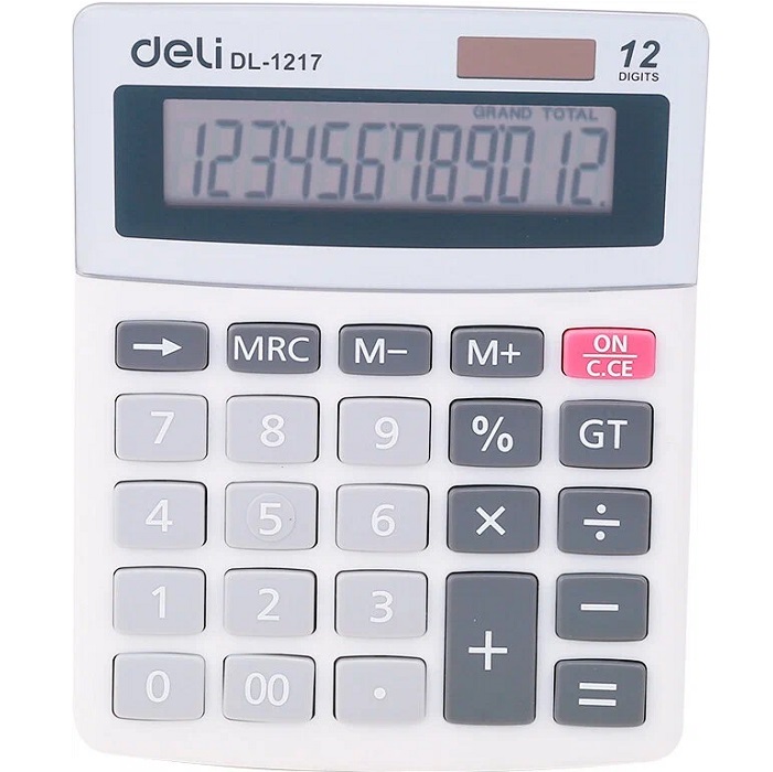 Калькулятор DELI E1217 в ассортименте 12-разр. 1003503
