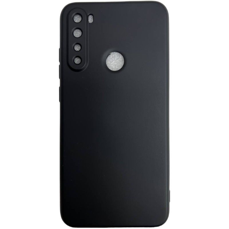 Силиконовый чехол Silicone Case NEW ERA для Xiaomi Redmi Note 8 черный