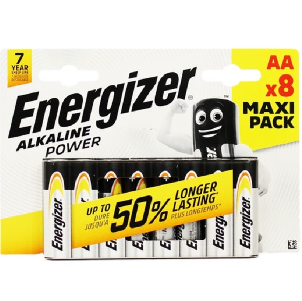 Элемент питания ENERGIZER LR06 Power BL-8 (8/96)