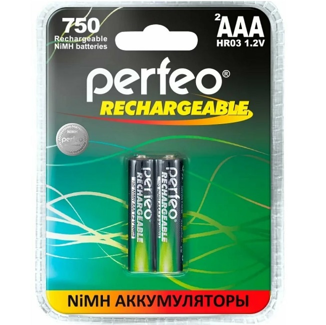 Аккумулятор PERFEO R03 750mAh BL-2