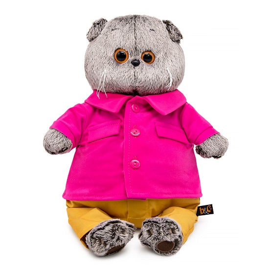 Мягкая игрушка Басик в яркой курточке , 22 см (Ks22-269)