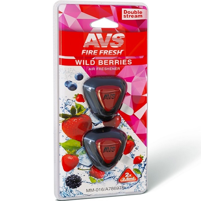 Ароматизатор AVS MM-016 Double Stream Wild Berries/Дикие ягоды) (мини мембрана)