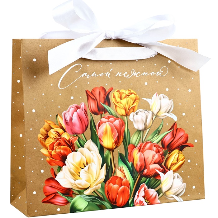 Пакет «Самой нежной», M 30 × 9 × 26 см 10536323