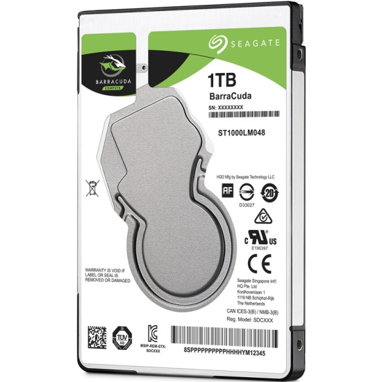 Внутренний HDD 2.5" 1TB Seagate ST1000LM048 BarraCuda
