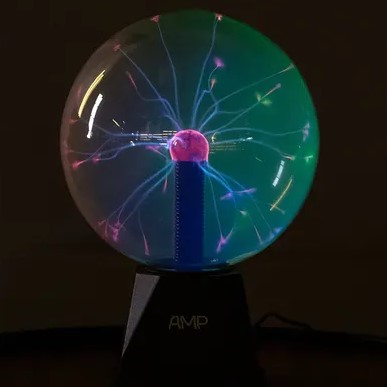 Плазменный шар Amperia Rainbow 20см Audio