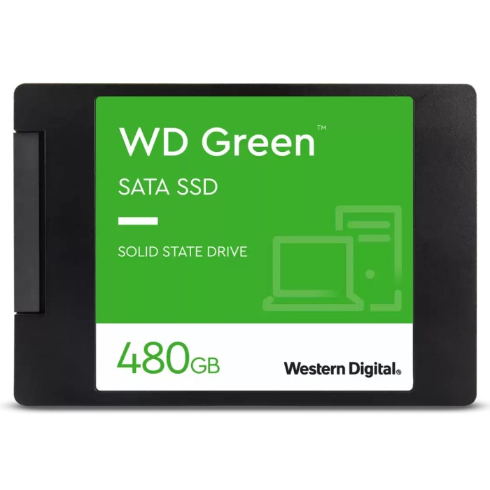 Накопитель SSD 2.5" 480Gb WD Green WDS480G3G0A