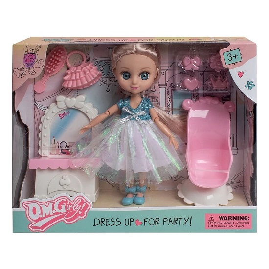 Кукла Сабрина и туалетный столик SHANTOU YISHENG