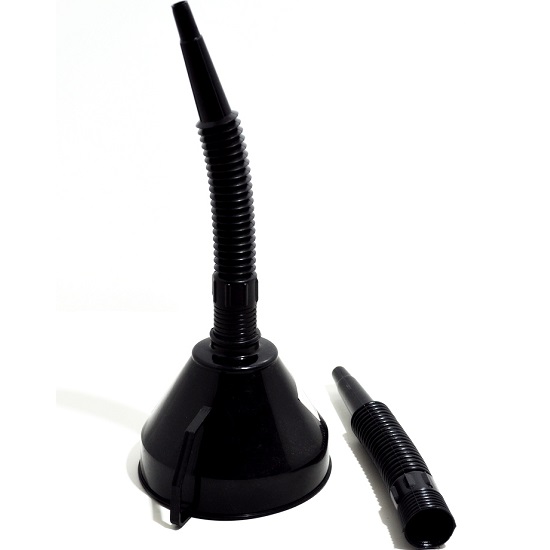 Воронка ALMEGA разборная с гибким шлангом  (диаметр 135 мм, длина 380 мм) сито