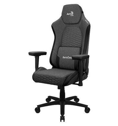 Кресло игровое Aerocool CROWN PLUS AeroWeave Ash Black