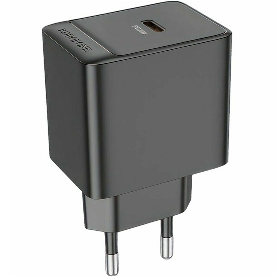 Сетевое ЗУ 1Type-C BOROFONE BAS13A Erudite PD20W чёрный