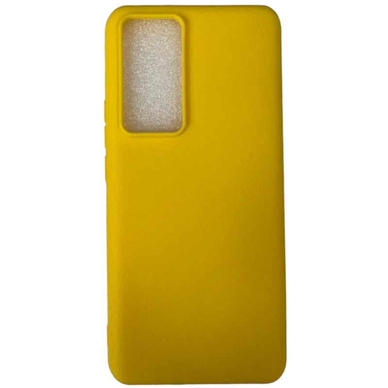 Силиконовый чехол DF для Xiaomi 12T/12T Pro DF xiCase-71 (yellow)
