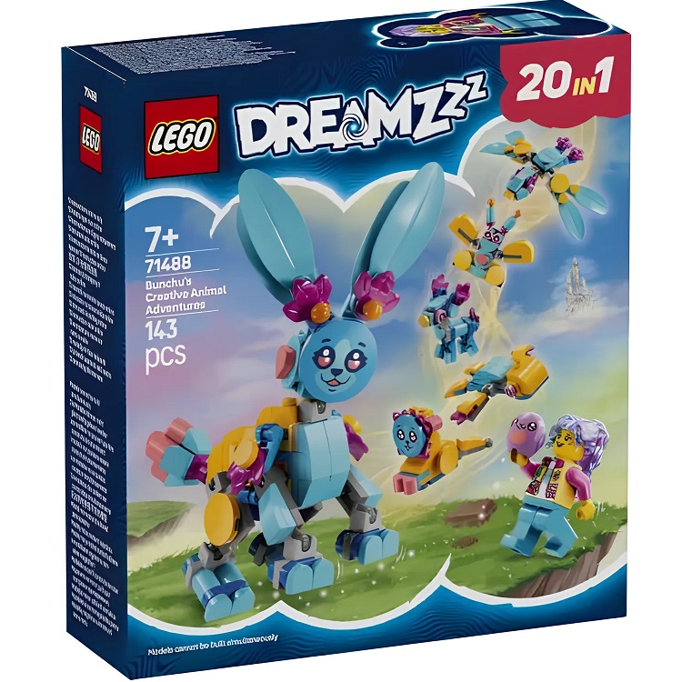 Конструктор LEGO DREAMZzz 71488 Творческие приключения Банча с животными"