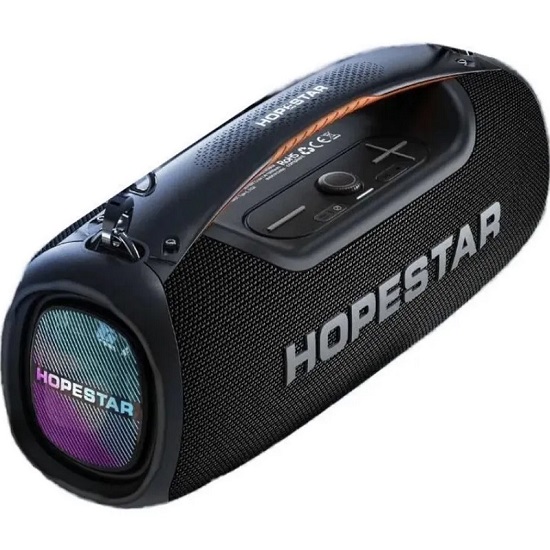 Колонка портативная HOPESTAR A60 100W черная (Уценка)