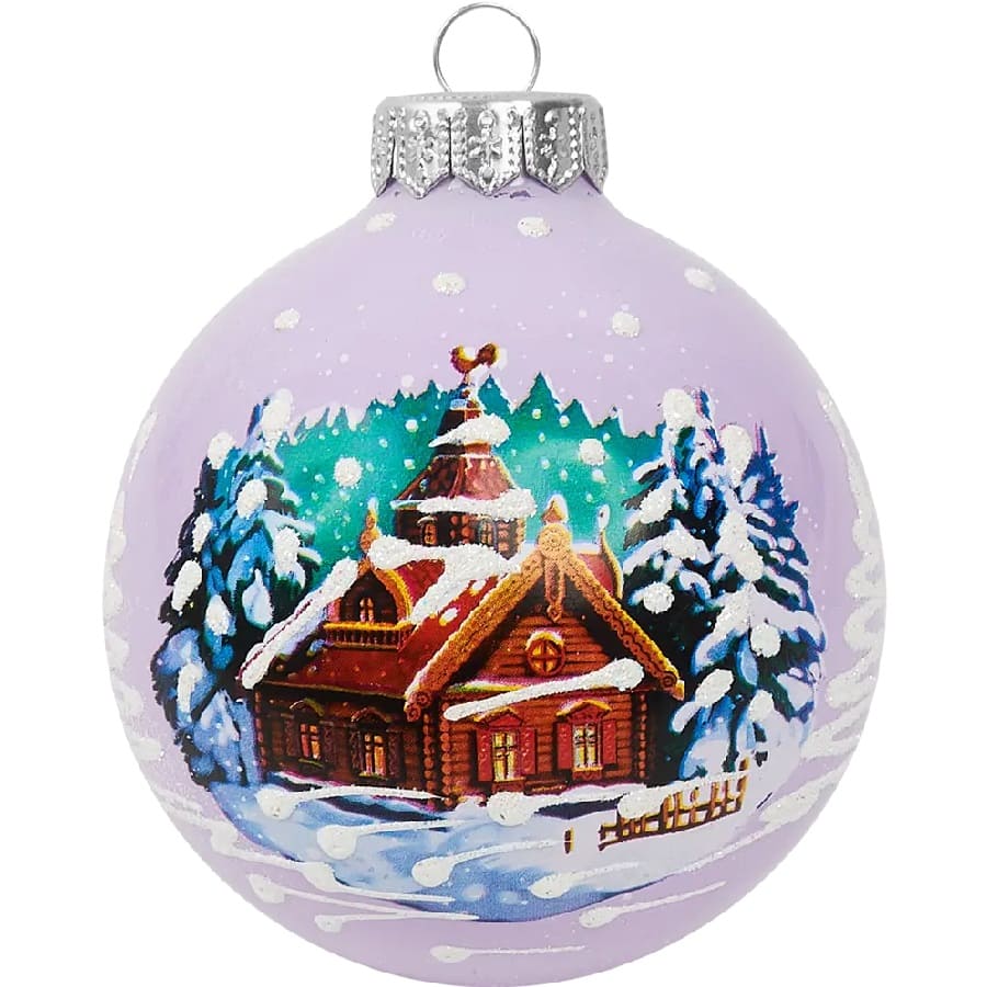 Шар "Волшебный домик", 80мм, в подарочной упаковке КУ-80-214177