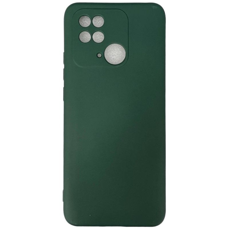 Задняя накладка SILICONE COVER для Xiaomi Redmi 10C №10 Темно-зеленый