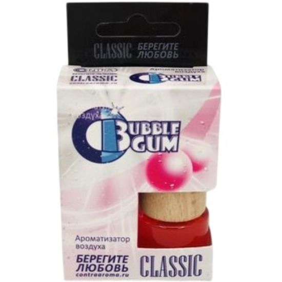 Ароматизатор CONTEX  CLASSIK Buble Gum деревянной крышкой