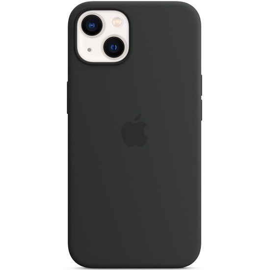 Силиконовый чехол SILICONE CASE для iPhone 13 Midnight (MagSafe + анимация NFC) с LOGO