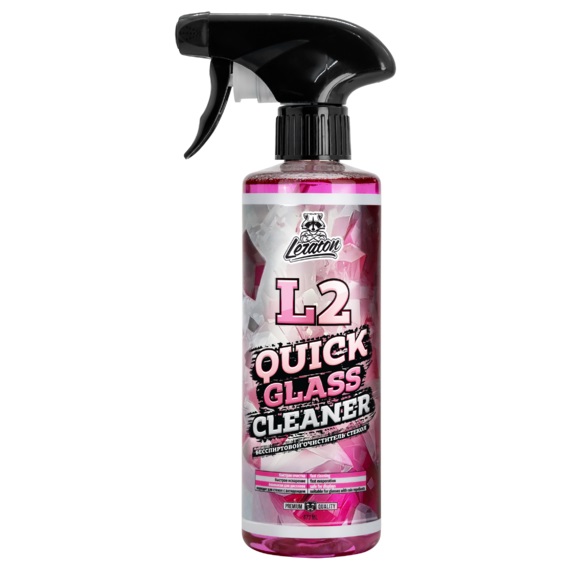 Очиститель стекол LERATON L2 QUICK GLASS CLEANER 473 мл, Бесспиртовой