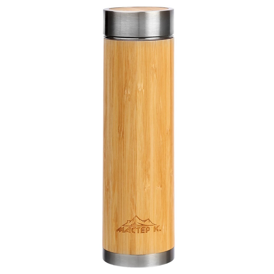 Термос, серия: Wood, "Мастер К", 500 мл, с ситечком   9912143
