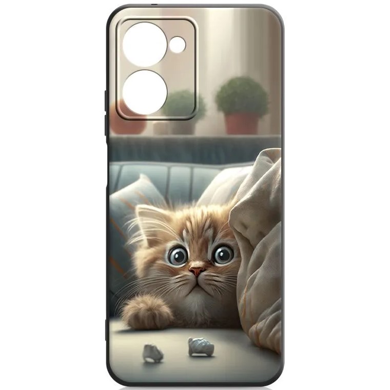 Силиконовый чехол DF для Realme 10 Pro (5G) DF rmCase-28 (black) Art1021