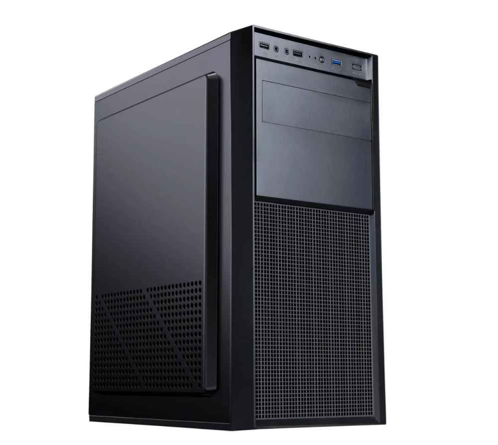 Системный блок IRU Office 310H6S MT (Intel Core i5-12400/ 16Gb/ SSD 512Gb/ DOS) (2074519) черный 