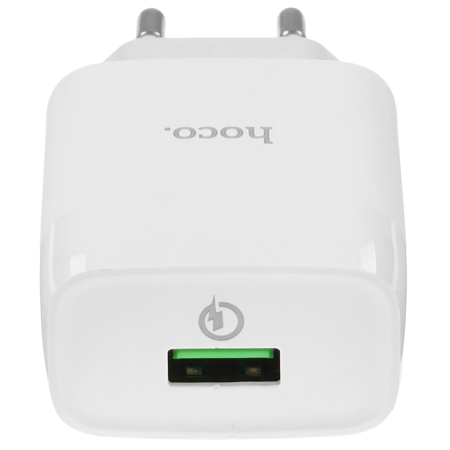 Сетевое ЗУ 1USB 3A HOCO C72Q, белый, Type-C